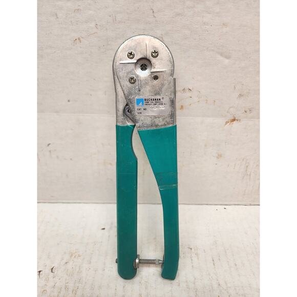 Buchanan Tools 615466 Ratchet Hand Crimp Crimper Tool Amerace Corp - Picture 7 of 10